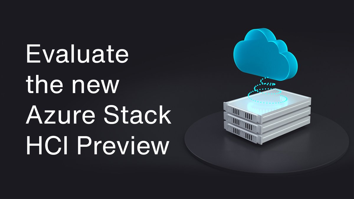 dataon's tweet image. Try #AzureStackHCI in a virtual experience and preview the new HCI operating system that&apos;s delivered as an Azure hybrid service. Download the software and read the tutorial to get started with the evaluation. #HCI #S2D #WinServ #hybridcloud #switchlessHCI bit.ly/3iZwtni