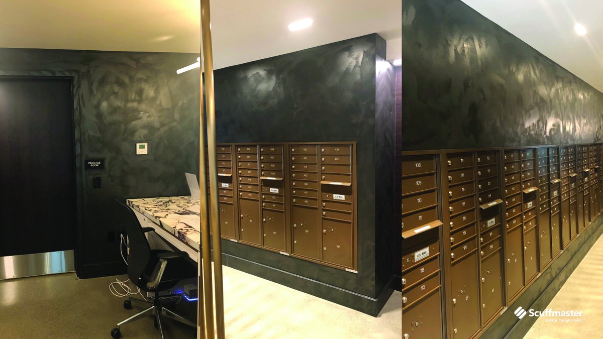 Cool use of a custom Burnished Metallic (ZG156BR) Scuffmaster finish, implemented by Handel Architects in a residential building in San Francisco. Reach out to us on scuffmaster.com or your local sales rep to see how we can customize colors for your upcoming projects!