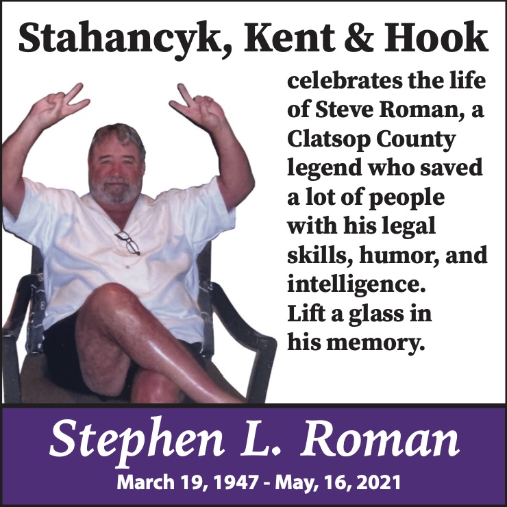 Memorial contributions may be made to Astoria High School Athletics, Peace First Lutheran Church.