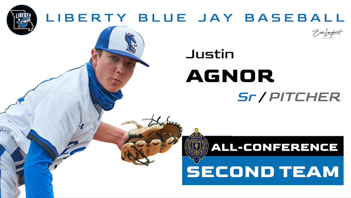 Jays_Baseball's tweet photo. Congrats to Senior RHP Justin Agnor on making Suburban Big 8 All Conference 2nd Team, Ags is headed to William Jewell next year, the righty has a 5-1 record in 34.1 IP, registering a 2.45 ERA striking out 27.  Pitched in some huge games, ready for the next one 💪 @LanghorstPicts https://t.co/eDSX83P5E4