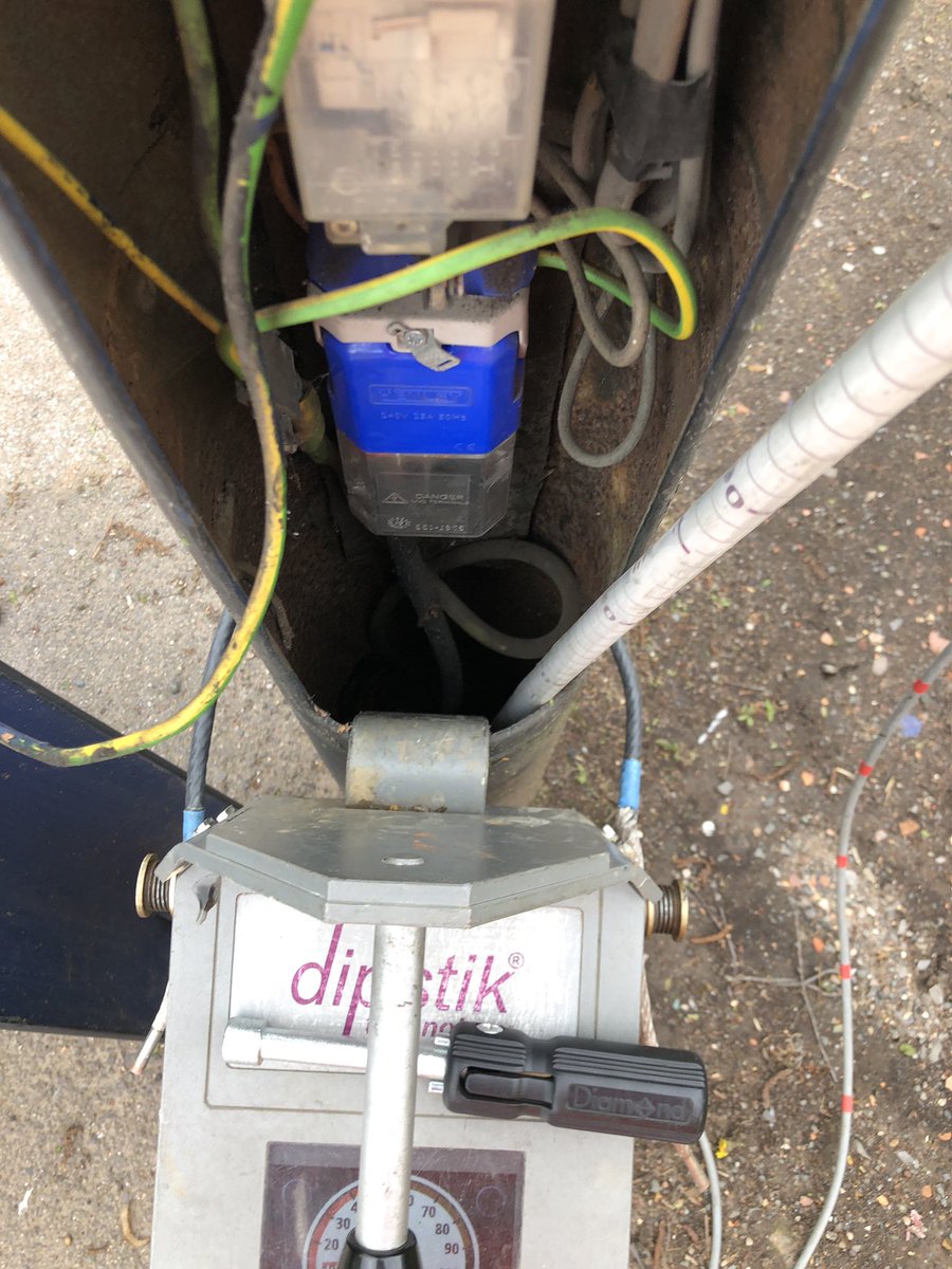 ElecTest's tweet photo. A structural loss of over 85% using our model c dipstik on a popular dog walking footpath should not come as a surprise. What will, is the fact its a 15 year old galvanised steel column. Regular testing will identify failing columns long before they fail. #dipstik #testingprogram https://t.co/g9OuLqUiyj