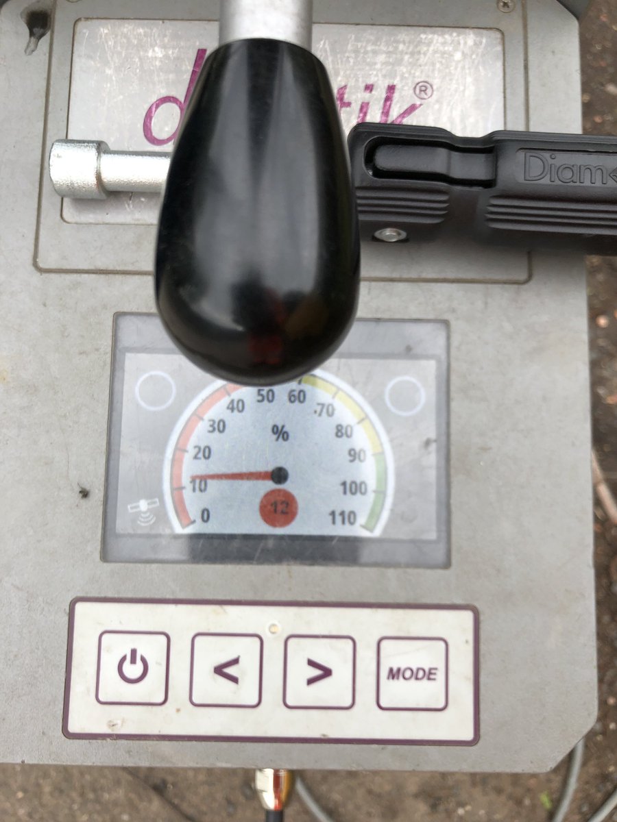 ElecTest's tweet photo. A structural loss of over 85% using our model c dipstik on a popular dog walking footpath should not come as a surprise. What will, is the fact its a 15 year old galvanised steel column. Regular testing will identify failing columns long before they fail. #dipstik #testingprogram https://t.co/g9OuLqUiyj