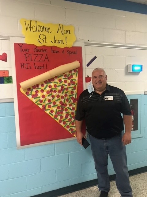 PennCambria's tweet photo. Writing Olympics is in full swing this week at PCI with author-in-residence, Alan St. Jean. @AuthorStJean #PCClassrooms https://t.co/Vd2EAsc6Sj