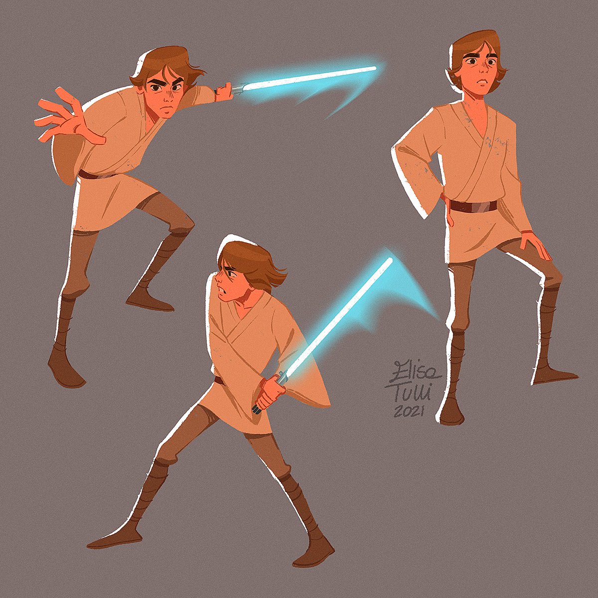 Another SW character study✨ #LukeSkywalker #characterdesign #starwars