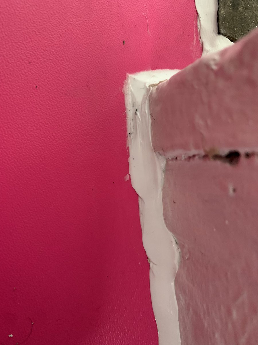 TanyaStacey61's tweet photo. @BarefootFloors and more pictures of poor workmanship applying the sealant to a pink floor I searched hard for https://t.co/7pmforphMB