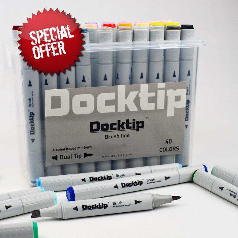 docktip's tweet photo. 📢 OFERTA ESPECIAL.
📢 Rotuladores de alcohol de punta de pincel.
📢 Visita: https://t.co/55vzIE3Kw8
-
-
#docktip #docktip_markers #rotuladores #ilustracion #ilustrador #arte https://t.co/mD3favphVR