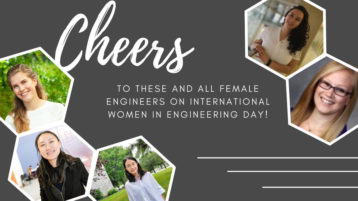 Happy #InternationalWomeninEngineeringDay, Badgers! We are so thankful of all of the @UWMadEngr female engineers and particularly want to shoutout Line Roald, Jen Choy, Chu Ma, @megansettel and @lizortizreyes for all of their fantastic work! #WomeninSTEM