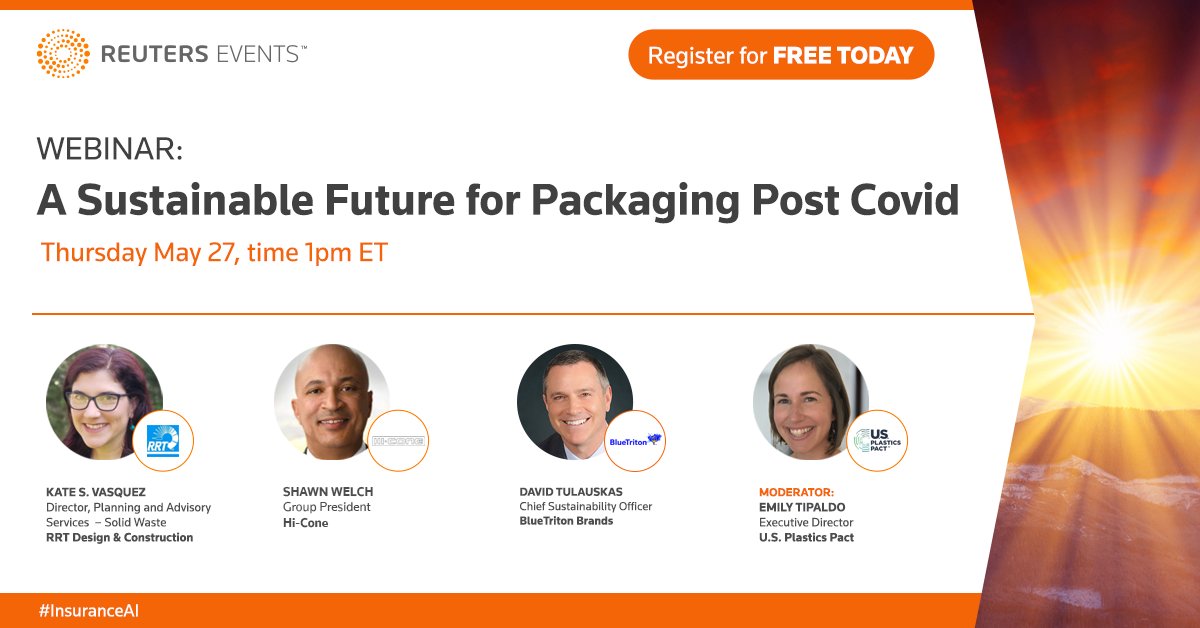 COVID-19 touched all aspects of our lives, affecting where we went, what we bought, and the way we bought them. What does that mean for packaging and how can this be an opportunity to contribute to a #circulareconomy? Tune in tomorrow to learn more.  zoom.us/webinar/regist…