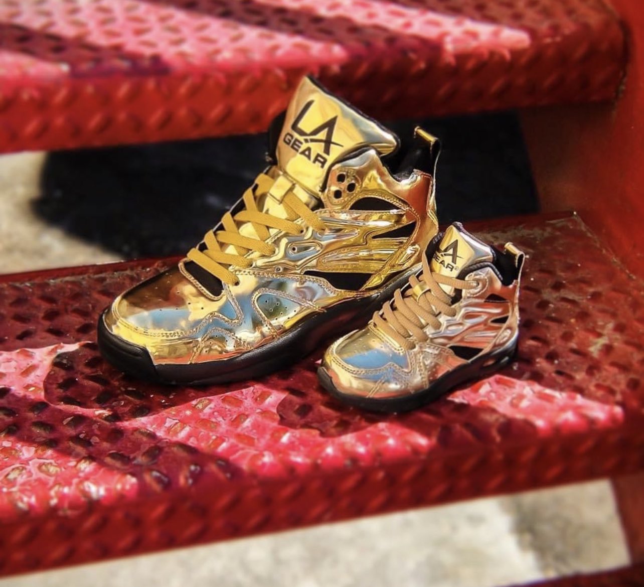 La gear gold shoes sales