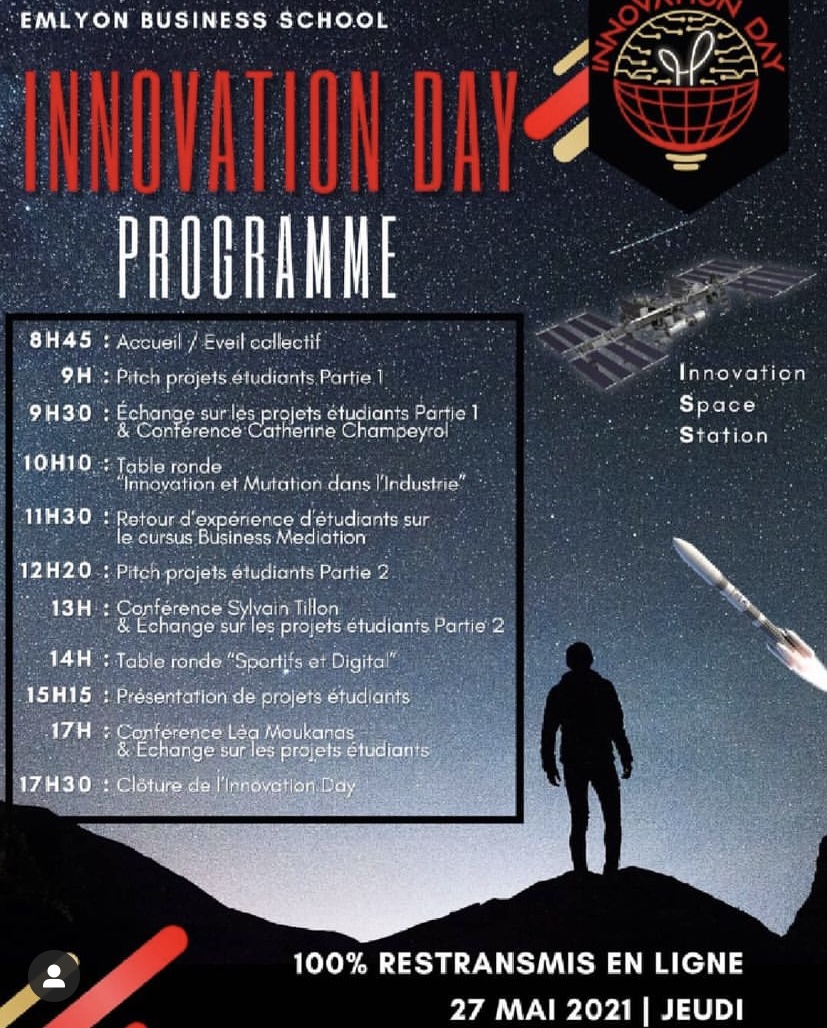 Biz_Mediation's tweet photo. J-1 avant l'évènement de l'année : l'innovation Day 😍✨
N'hésitez plus et inscrivez-vous à cette journée mémorable !! Pitch, tables rondes et conférences au rendez-vous !
Retweetez à votre réseau !
#innovation #day #jourj #projects #business #school https://t.co/LHeSCPBqBN