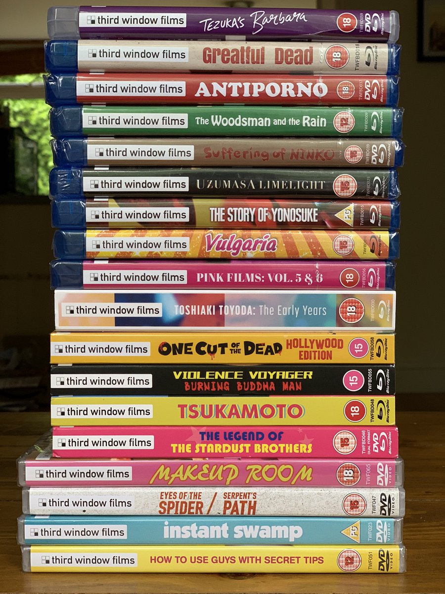 BenjyBox's tweet photo. Hi! My name is Ben and I am in love with @thirdwindow films! They work with the greatest directors to bring the most unique and exciting films out of East Asia to our shores! I’m dedicating next month to rewatching my collection and hopefully adding some more to it as well 🥰 https://t.co/L8tLKbhaHi