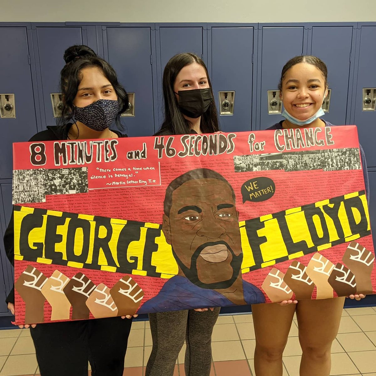 JillWebs's tweet photo. Social Justice Game Changers! My ceiling has some amazing additions to it this year! Project details here... https://t.co/VqH5iwsZHL 

#ksedchat #sschat #tlap #crazyPLN https://t.co/v70mf8D5Og