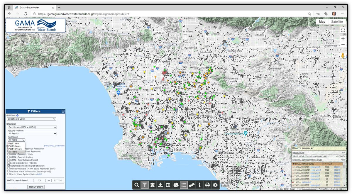 WRDsocal's tweet photo. Now that's a lot of data! WRD is excited to have our groundwater monitoring data included on the State Water Resource Control Board's GAMA Groundwater Information System which helps regulatory staff in evaluating contamination sites. https://t.co/DVtanu2eqt
#WaterNerd #swrcb https://t.co/RIgmW9osV7