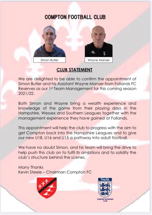 Compton_FC's tweet photo. •CLUB ANNOUNCEMENT• https://t.co/vE4R8LheD0