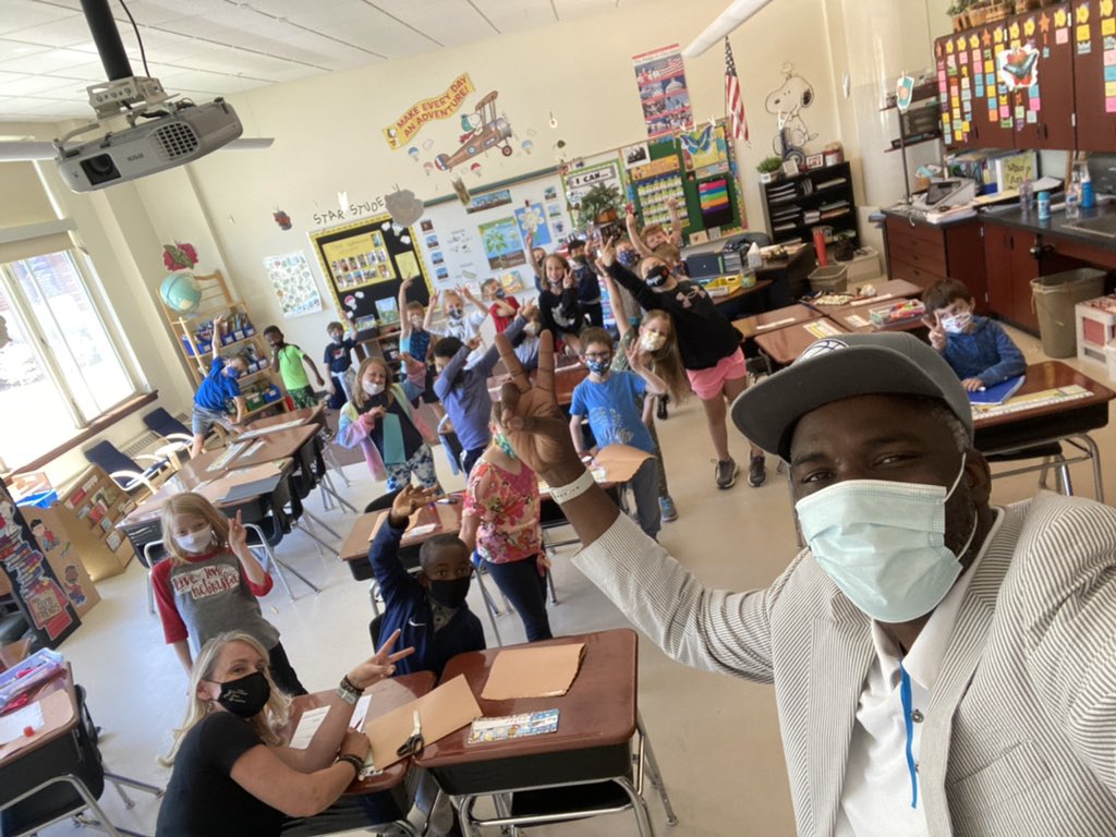 It’s a great day to be at Hassan! Thank you Ms. Greenwaldt for allowing me to come back to read to your class! They are also advocates for their community. Our future is in good hands.