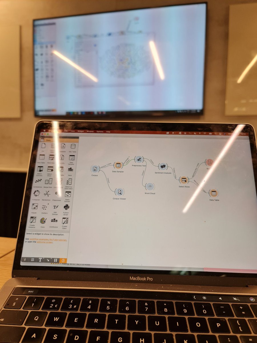 Rory Steel (@jerseyitguy) on Twitter photo Another week <a href="/DigitalJersey/">Digital Jersey</a> Academy learning #AI with <a href="/vincentsider/">Vincent Sider</a> @dlpcourse and he's done it again! Mind blown. Not sure I want to do the sentiment analysis on my Twitter account 😆. Using amazing open source tools like <a href="/OrangeDataMiner/">Orange Data Mining</a> to mine data. So many ideas! Another week <a href="/DigitalJersey/">Digital Jersey</a> Academy learning #AI with <a href="/vincentsider/">Vincent Sider</a> @dlpcourse and he's done it again! Mind blown. Not sure I want to do the sentiment analysis on my Twitter account 😆. Using amazing open source tools like <a href="/OrangeDataMiner/">Orange Data Mining</a> to mine data. So many ideas!