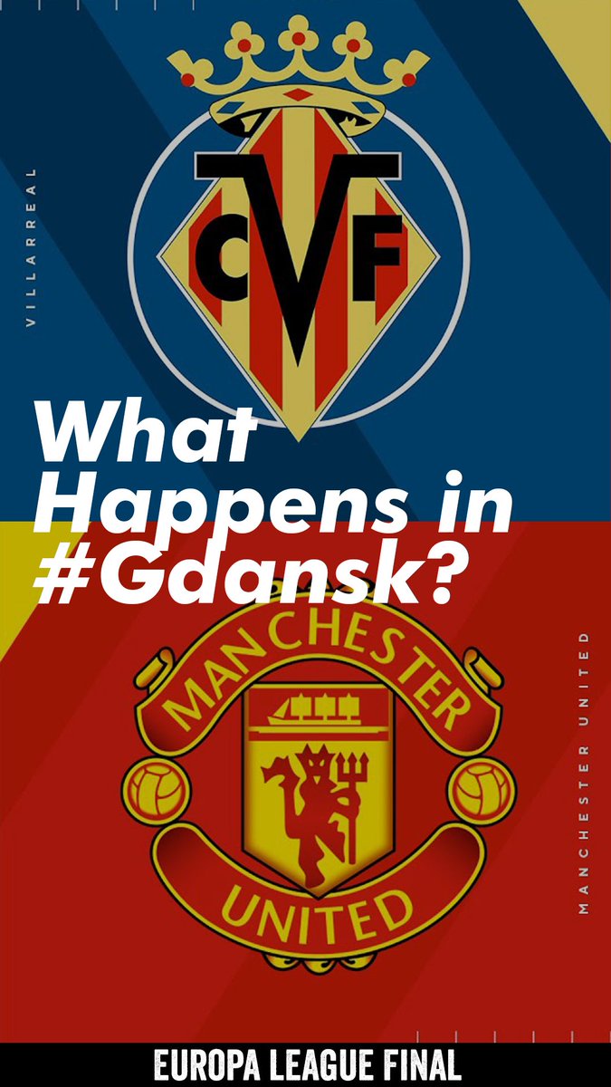 PurpleGrail's tweet photo. #UELfinal #EuropaLeagueFinal #ManchesterUnited #football #villareal #ManUtd #soccer #EuropaFinal #Gdansk https://t.co/m2zO0MfAV8
