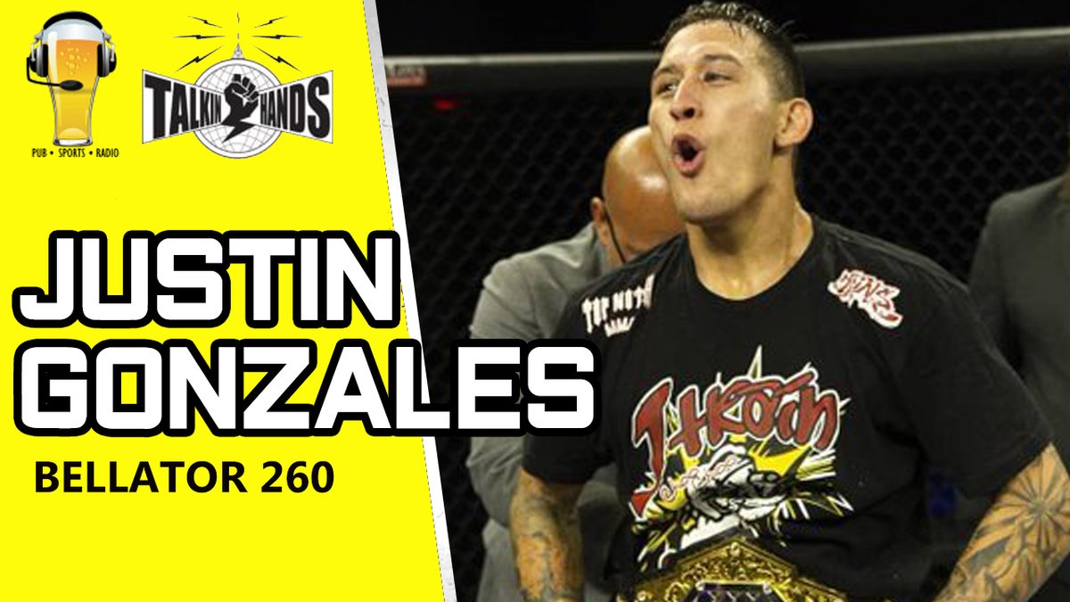 Great catching up with undefeated Justin Gonzalez (@JTrain_1991) ahead of his <a href="/BellatorMMA/">Bellator MMA</a> debut vs. Ty-wan Claxton at #Bellator260 on June 11 via <a href="/PubSportsRadio/">Pub Sports Radio ™</a> youtu.be/lmdLiZD6TLg
