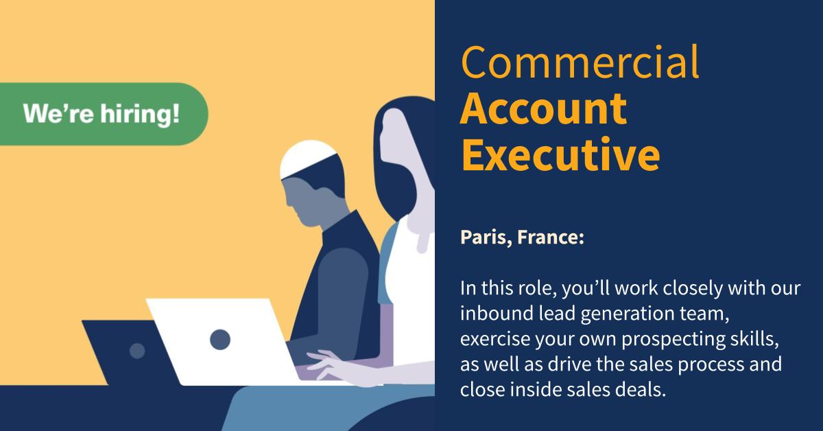 hs_machinelearn's tweet image. We’re hiring a bilingual (English &amp;amp; French) Account Executive to join our Commercial Sales team in Paris. 🇫🇷 If you’re looking for a new opportunity, this could be it. ow.ly/dYHg102KFoT #HootsuiteLife