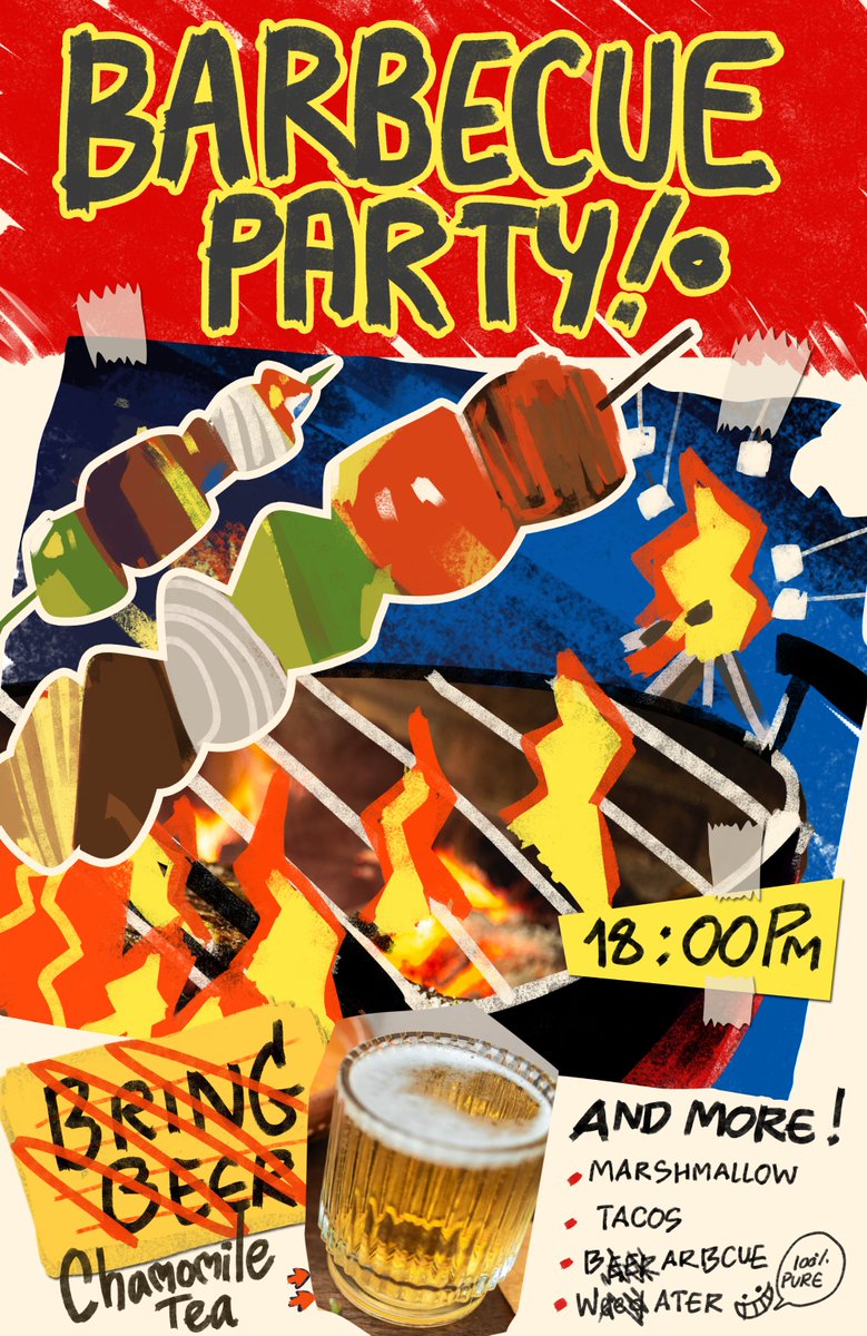 MPC_Commu's tweet image. วันนี้มีโปสเตอร์แฮนด์เมดแปะอยู่หน้าบ้านพักคุณ

ดูเหมือนชาวสปูกี้ไฮจะได้รับเนื้อและผักจำนวนมากจากชาวบ้านแทนคำขอบคุณเรื่องปลายักษ์เมื่อวาน

คืนนี้ย่างบาร์บีคิวกันไหม !?

( *กิจกรรมอิสระ หากสนใจสามารถโรลเพลย์หรือนัดแนะเล่นกับเพื่อนๆว่าปิ้งบาร์บีคิวกันได้ตามอัธยาศัย ! )
#MPC_SnowyMC