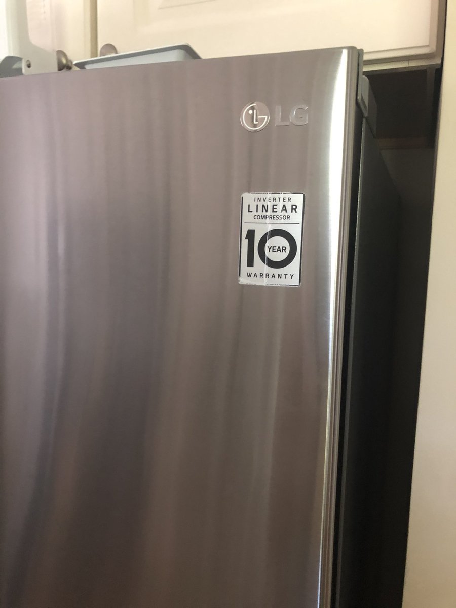 Goodbye 3 year old LG refrigerator freezer. Apparently they tend to have compressor and coil issues. Warranty in effect but labor costs prohibitive. You’ve been warned. #whereistheloveLG