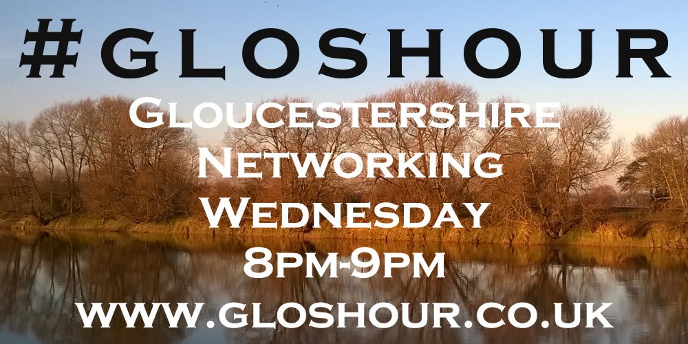 FSBGlosandWoE's tweet photo. #glosbiz - Don't forget it is Wednesday night which means it is #gloshour night!! So, if you delight in #Dursley #Drybroook #Dymock #Deerhurst or #Didbrook or you just enjoy living & working in any part of this great county then hop online at 8pm and take part. #Gloucestershire https://t.co/uAWFkSEFEZ