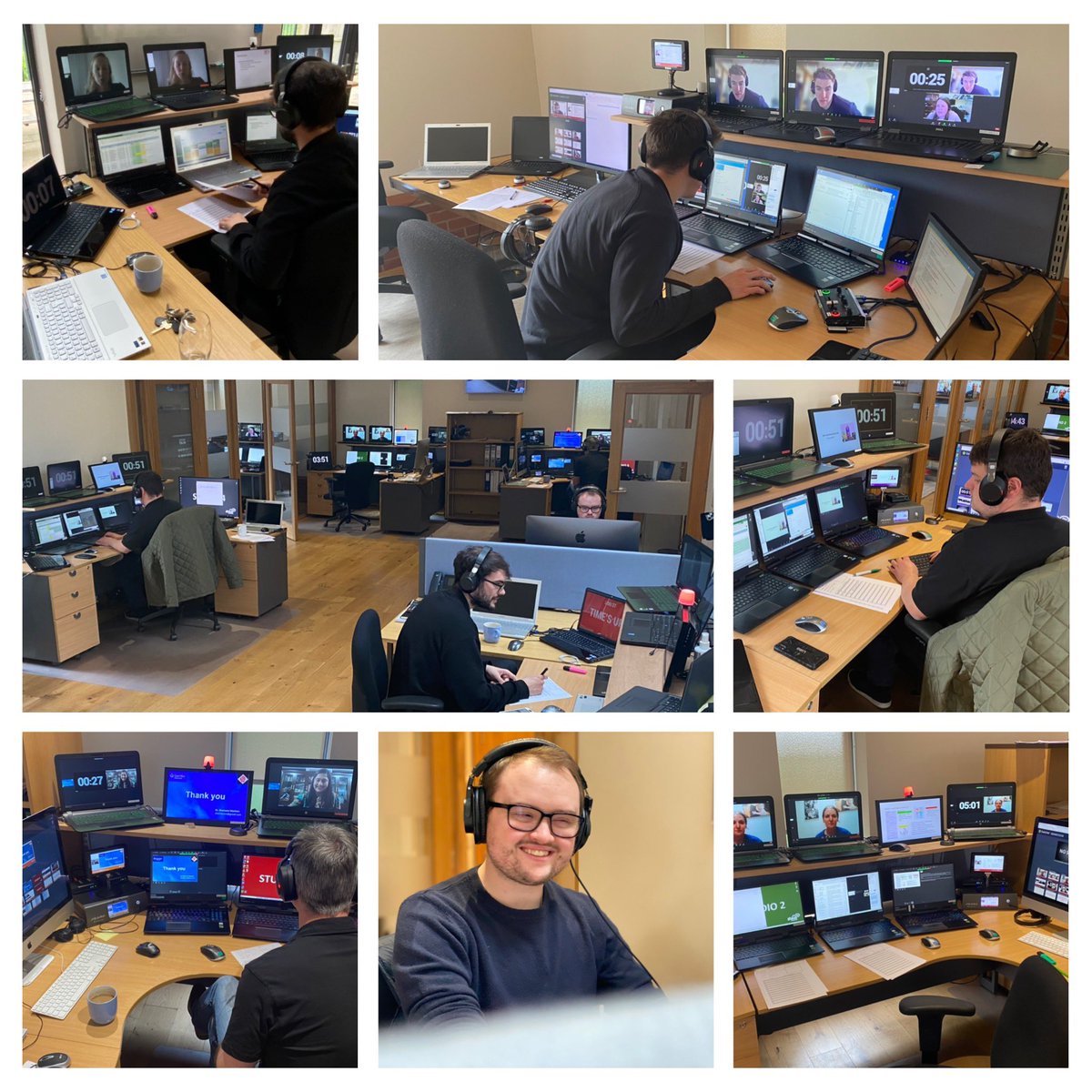 Studios 1/2/3/4/5 hosting another 60 pre records today for our in-house editor to prep 😅 Great effort from the whole team   👏🏼 📝 🎥🎬🎼🎧🖥
#prerecord
#videoproduction
#editsuite
#finalcutpro
#eventfilms
#virtualevents
#virtualawards
#liveevents
#eventprofs
#thisiswhatwedo