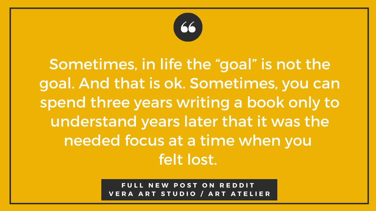 Sharing about the time I wrote a #book . What it taught me about #meaning #purpose and what it means to have a #goal . Full blogpost on #Reddit now. @reddit 
reddit.com/user/veraartst…