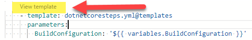 Amazing feature delivered on Sprint 187 at <a href="/AzureDevOps/">DevOps on Azure</a> docs.microsoft.com/en-us/azure/de…
Now it's possible identify yaml templates and yours respective parameters, navigate to yaml template and, of course using YAML Editor \o/ #AzureDevOps