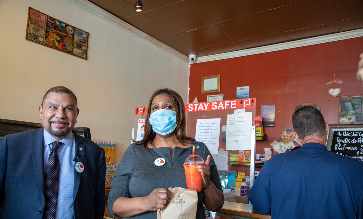 NY AG James tweet media