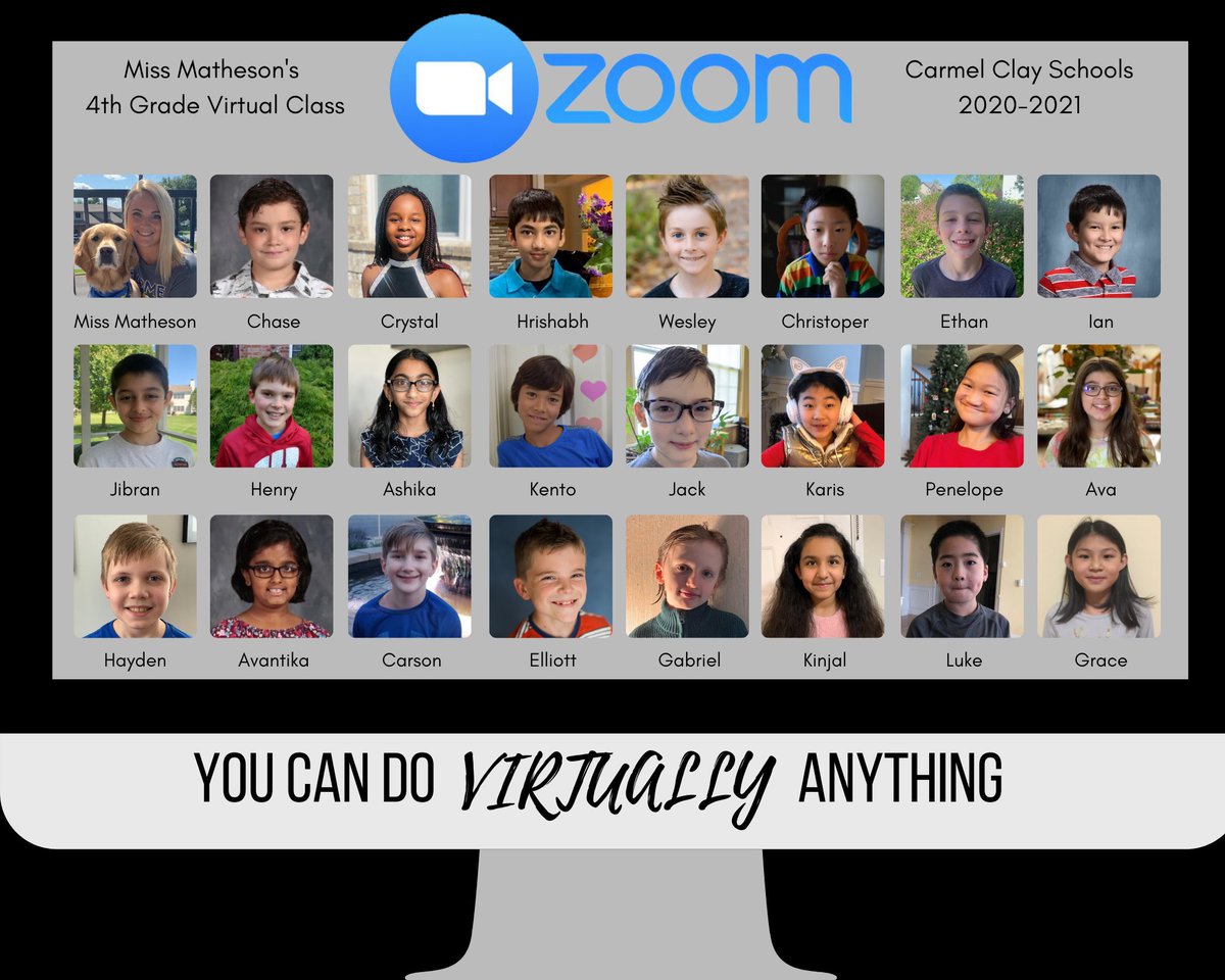 It’s been a year like no other! I’m so proud of everything these kids have accomplished this year. They have taught me so much, but most importantly they have showed me how to persevere through hard times.   Even through zoom, these kids have managed to find a place in my heart