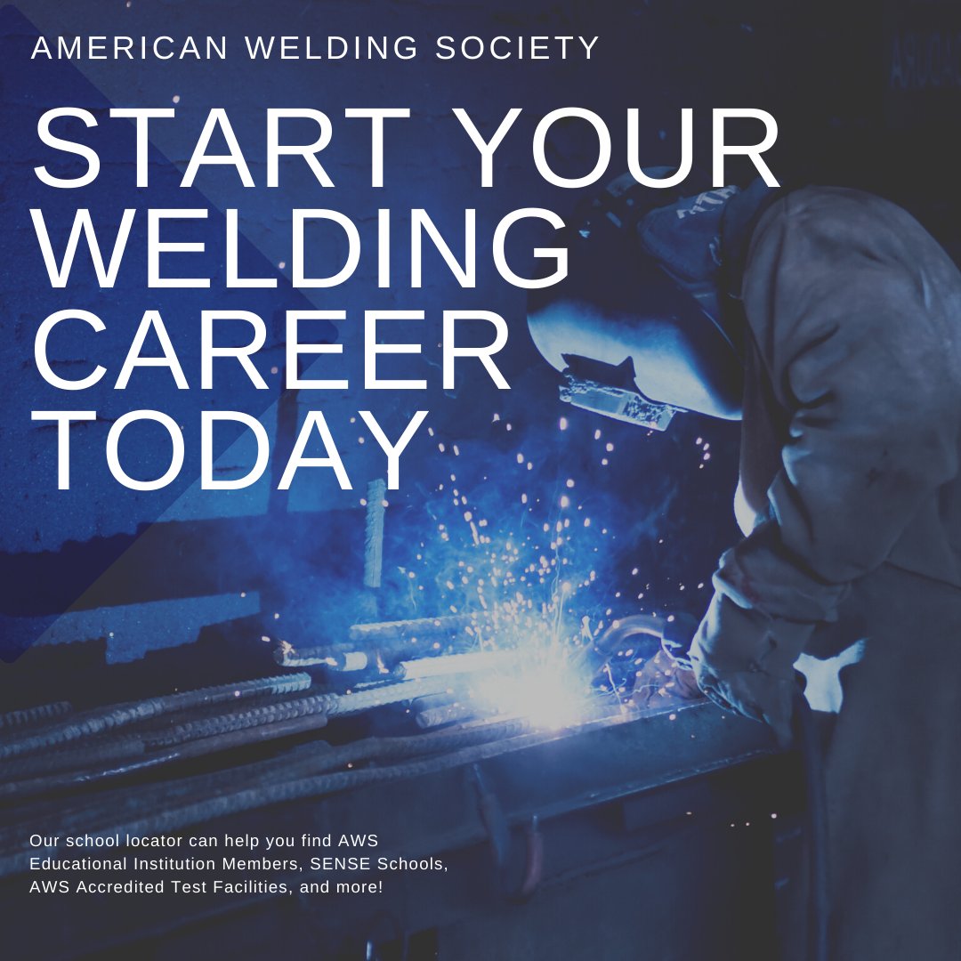 Find a welding school near you! 

➡ Take a look for yourself at our website! aws.org/schoollocatortw
⁠
🔹⁠
⁠
#americanweldingsociety #weldingisAWSome #welding #welder #stem #school⁠