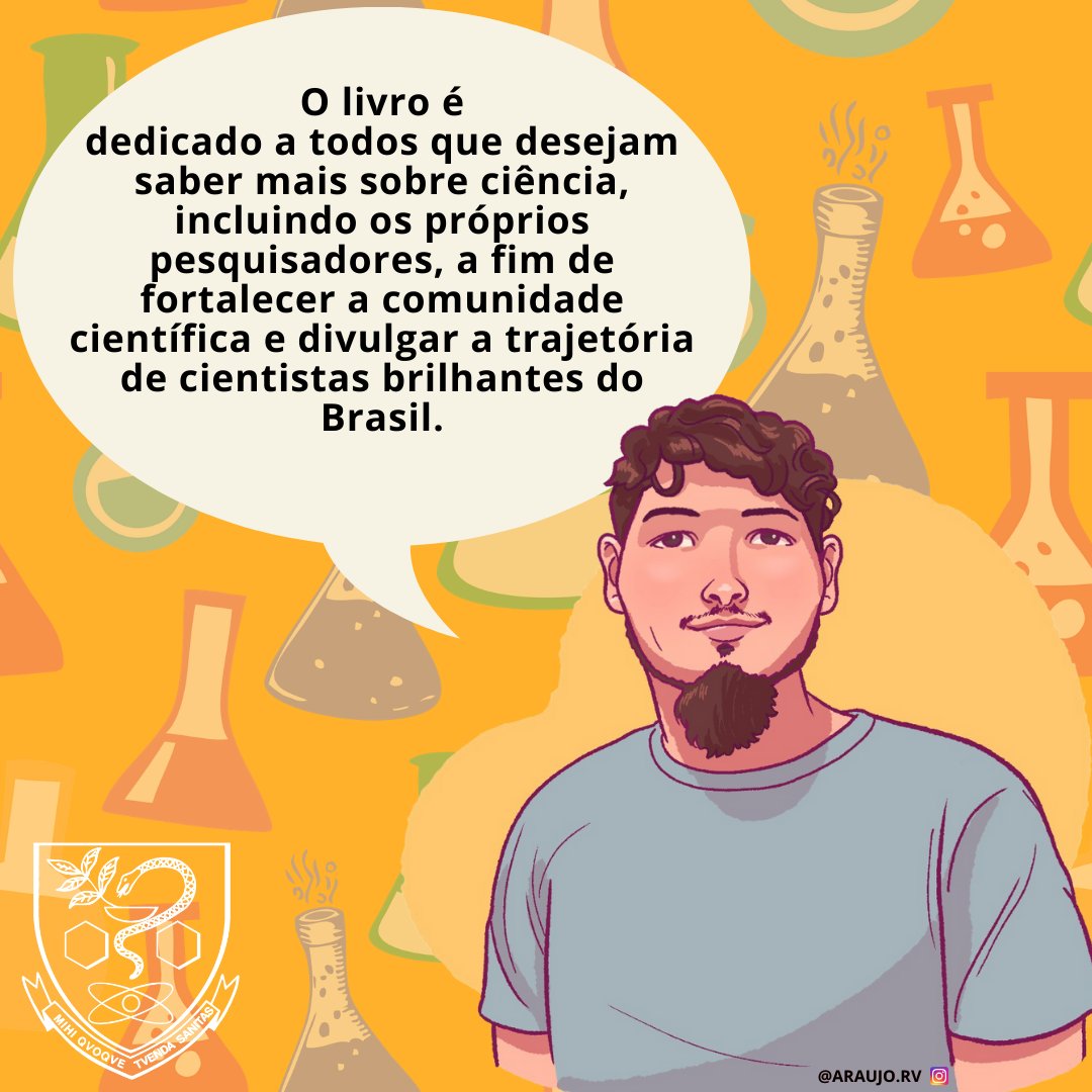 FCFUSP's tweet photo. Renan Araújo @Araujo_Renan, ex-aluno da @FCFUSP, lança livro ilustrado contando a trajetória de 52 super-heróis da #ciência nacional!
#fcf #fcfusp #ciência #divulgaçãocientífica #ciêncianacional #nuncavi1cientista https://t.co/fhXrnrqOhe