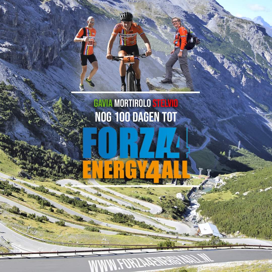 NOG 100 DAGEN TOT
de start van Forza4Energy4All 2021
De vooruitzichten zijn goed en we hebben goede hoop dat we in september weer met een mooie groep Forzanen naar Italië kunnen gaan. Je kunt je nu nog inschrijven, maar wacht niet te lang forza4energy4all.nl