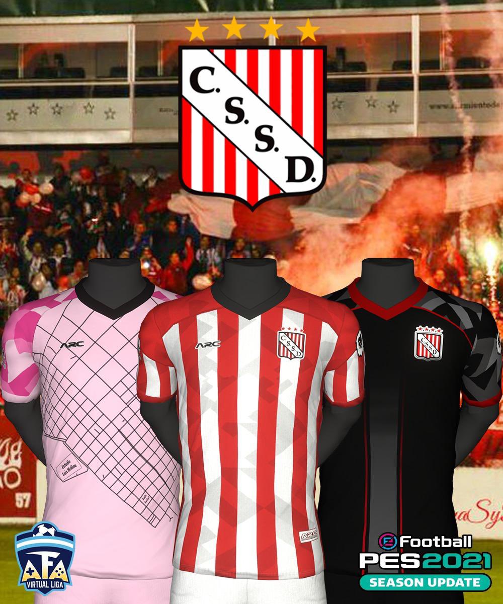 🔥ESTOS SON LOS KITS DE AFA VIRTUAL LIGA🔥

@SansinenaES presenta los KITS que utilizará en el torneo de <a href="/AfaVirtualLiga/">AFA Virtual Liga</a> <a href="/LAPES_ARG/">Liga Argentina de Pes</a>. 

Tendremos una 3° camiseta VIRTUAL...😉se transformará en REAL???

Gracias <a href="/EditemosPES/">Editemos PES</a> , <a href="/XulDDJ22/">Xul DDJ</a> y  <a href="/JulyCuervo98/">July-Cuervo98</a>!!!

🇦🇹VAMOS <a href="/SansinenaSyD/">Sansinena SyD</a> 🇦🇹