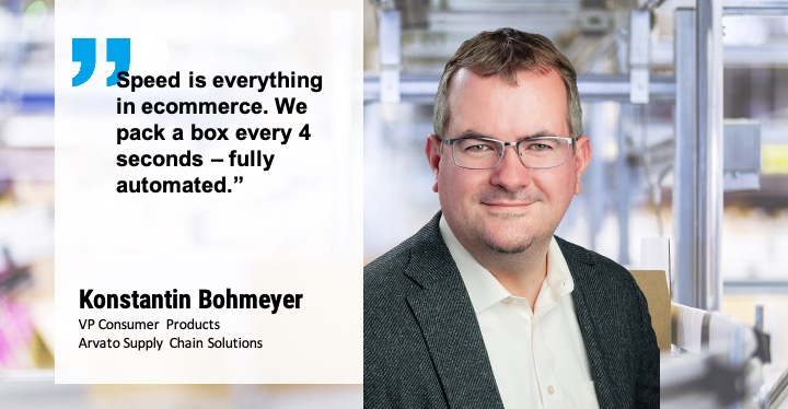 Is your organization prepared for the fast delivery speeds required for e-commerce? 📦🚚🙌 Konstantin and our other experts, will show how we use #automation to improve top brands speed to delivery, on our June 1st webinar. arvato-supply-chain.com/en/events/fash… #ecommerce #sustainability