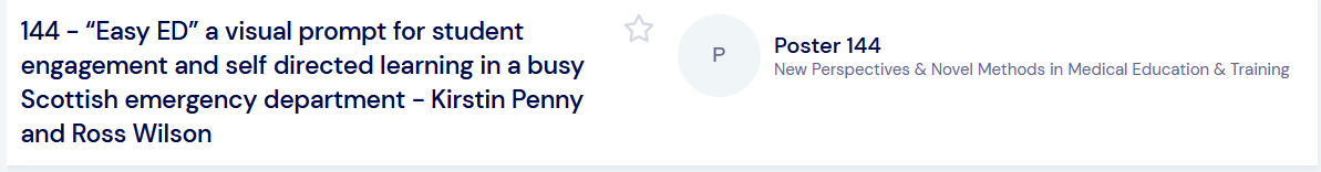 So excited to be presenting our poster about our poster (you may need to read that one again) at <a href="/NHS_Education/">NHS Education for Scotland (NES)</a> Virtual Conference tomorrow! @KirstinPenny1 <a href="/EDucateEM1/">@EDucateEM</a>