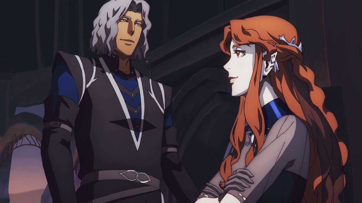 Lenore and Hector's flirting scene #lenorecastlevania #hectorcastlevan...