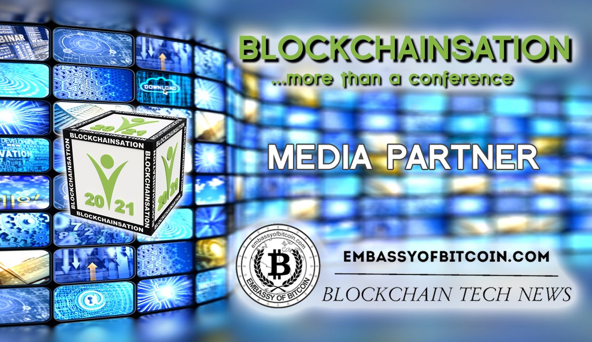 Blockchainsati1's tweet image. Proudly presenting our next supporting partner Embassy of Bitcoin Ukraine at Blockchainsation. ...the conference you just need to attend.
Early bird tickets only available until 31.5.2021

#blockchainsation #conference #blockchain #allaboutcrypto