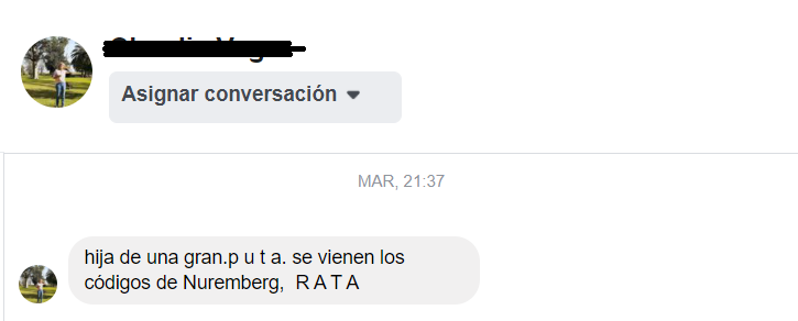 NormaLopezSF's tweet photo. Luego de presentar acciones legales contra los representantes de “Médicos por la Verdad”, fanáticos negacionistas me están amenazando en redes sociales.

Mensajes con un claro tinte fascista, agravios y amenazas hacia mi integridad física y la de mi familia. https://t.co/ifnlObvjf3