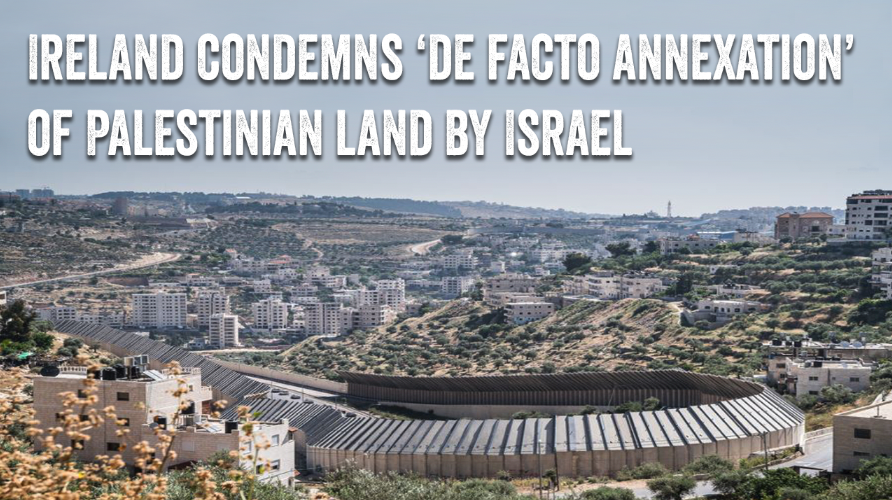 This motion is historic, Ireland is the first EU country to call out Israel's settlement activity for what it is - annexation of Palestinian land. 🇵🇸👏