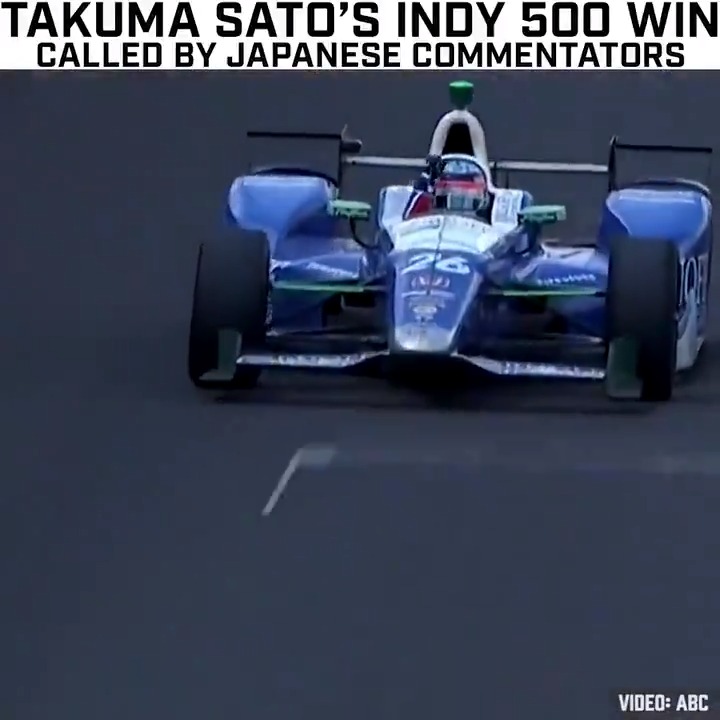 Indycar On Nbc When Takumasatoracer Won The 17 Indy500 At Ims The Commentators From His Home Country Of Japan Were Just As Excited Now He Enters This Weekend S Race On