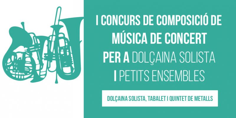 I Concurs de Composició de Música de Concert per a dolçaina solista i petits ensembles.
Mes informació a xirimita.com