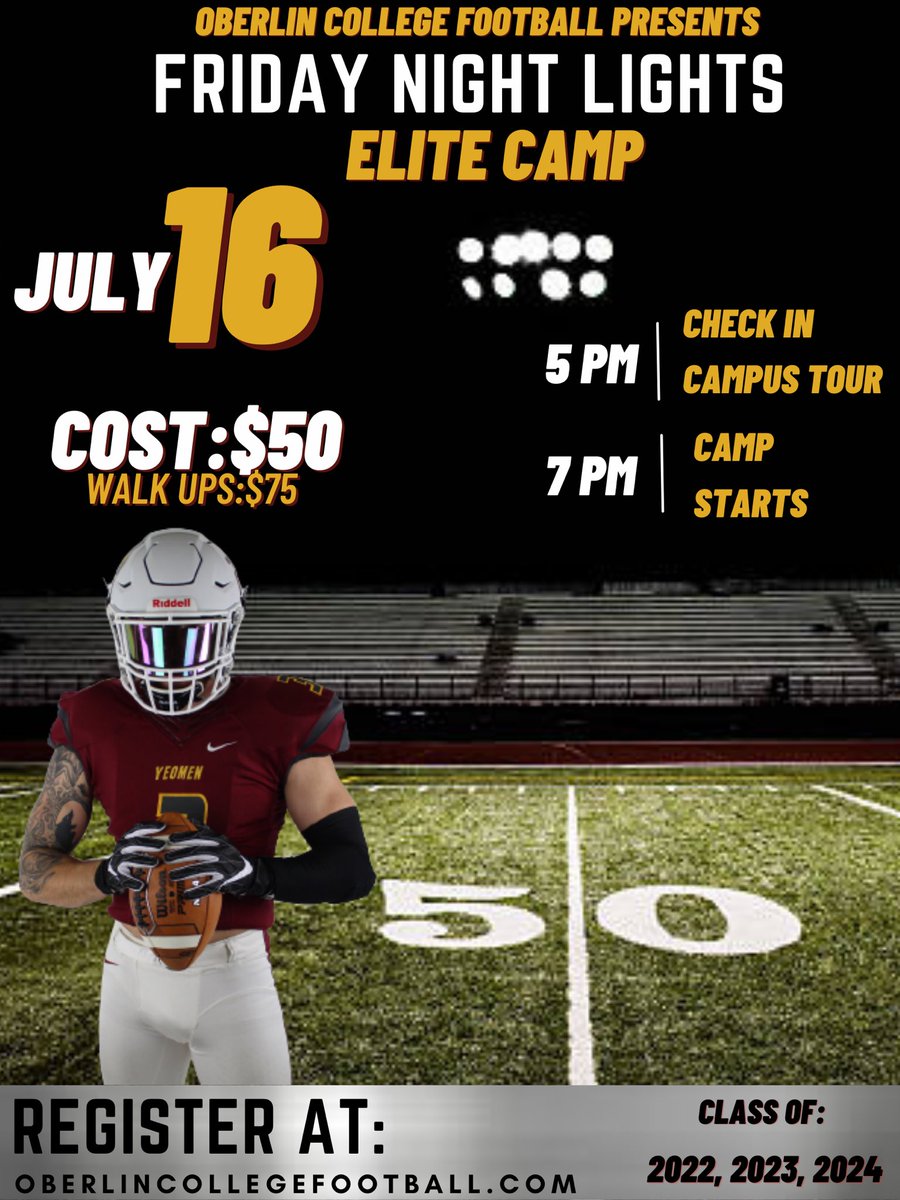 Oberlin Football Yeo Football Twitter