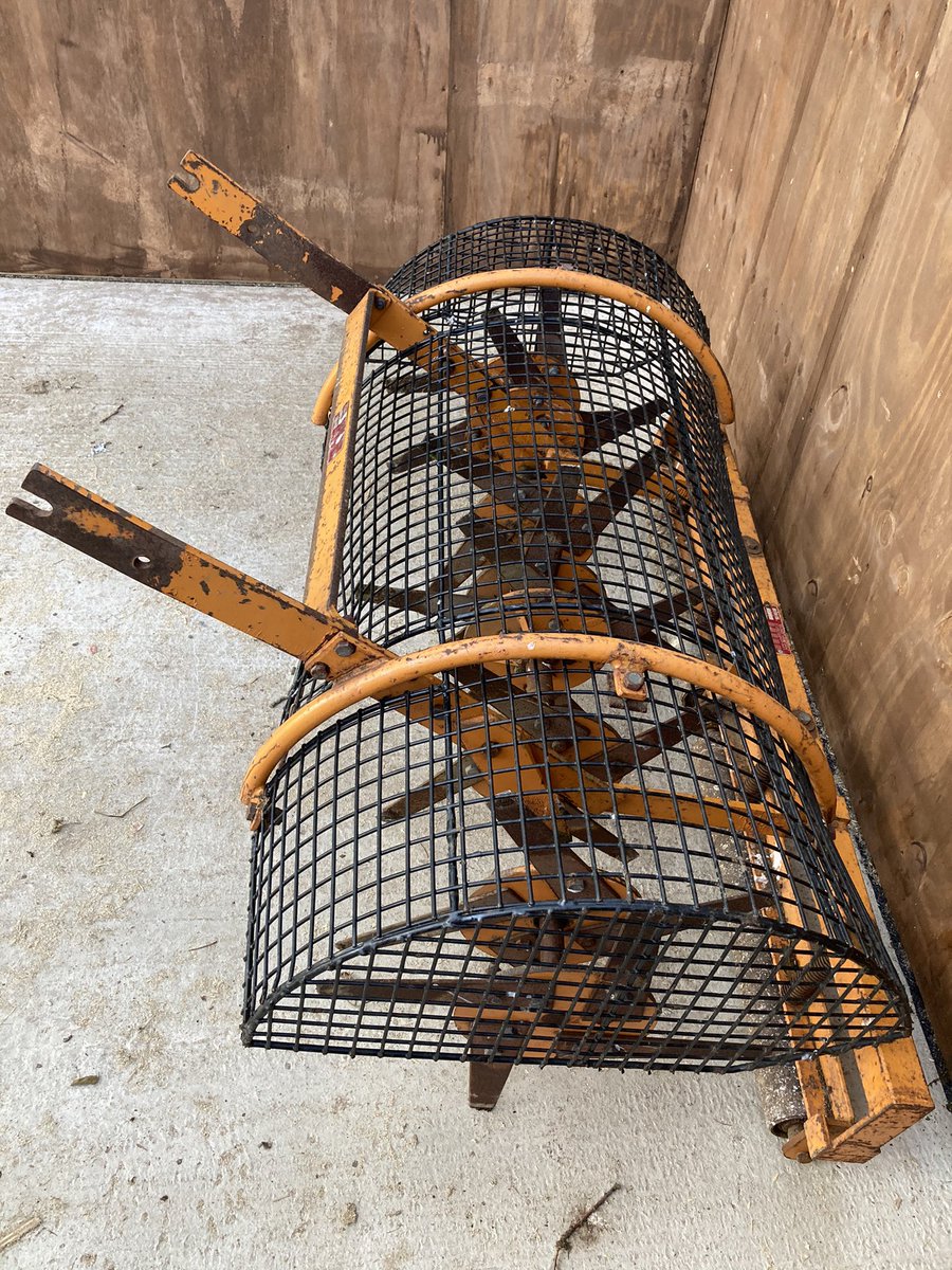 Nice bit of new/old machinery picked up tonight! This <a href="/SISISMachinery/">SISIS Machinery</a> slitter will help our pitch massively over the season, relieving compaction, helping drainage and promoting deeper root growth.