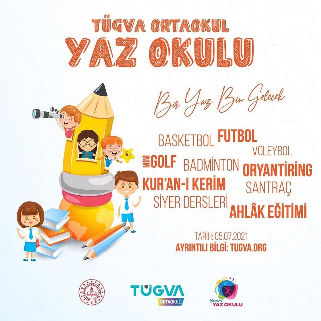 Her yaz olduğu gibi bu yazda;
eğlencenin🤸🏸🎯 eğitimin🧮📚🔬maceranın🏇🤸🚴 değişmez adresi ⬇️

Başvuru ve detaylı bilgi için👉  
tugva.org/tugva-ortaokul…

#BirYazBinGelecek
 #TÜGVAOrtaokulYazOkulu