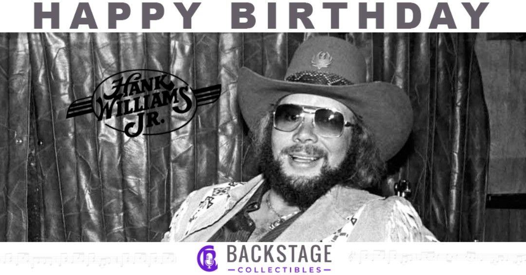 BackstageCollec's tweet image. Happy Birthday to the man, the myth, the legend Bocephus (aka Hank Williams Jr.)!!!  #HappyBirthday #HankWilliamsJr #Bocephus