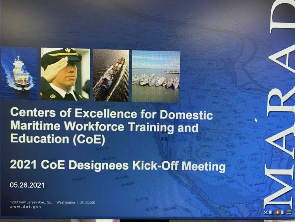 MiraCostaPrez's tweet photo. Congratulations @MiraCostaTCI for being recognized as 2021 Center of Excellence in Domestic Maritime Workforce Ed! Exciting opportunities ahead in maritime &amp; blue economy. @CalCommColleges @sdworkforce @SDRegionalEDC @mycareered https://t.co/wV03VtrfBs