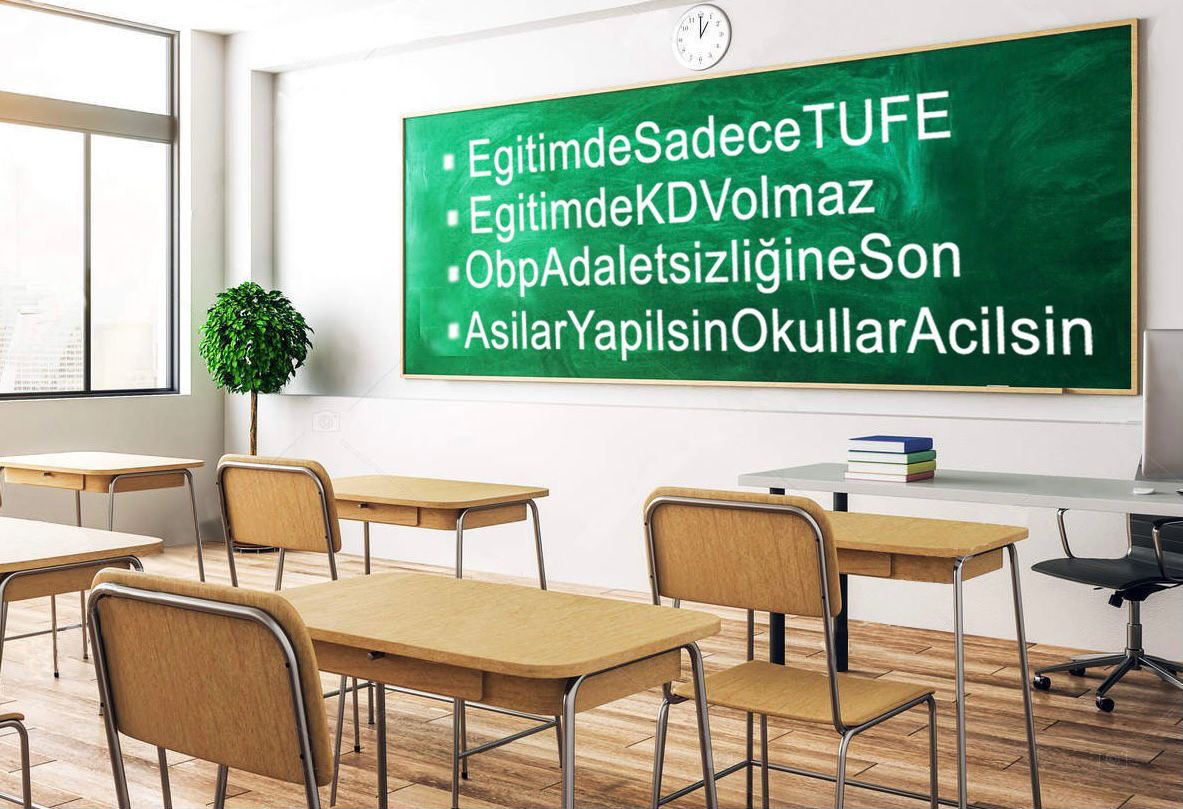#EgitimGelecektir

EĞİTİM OKULDA OLUR!
Öğretmenlerin aşılanmasını çocukların, gençlerin ait olduklara yere yani okullarına biran önce dönmelerini istiyoruz...