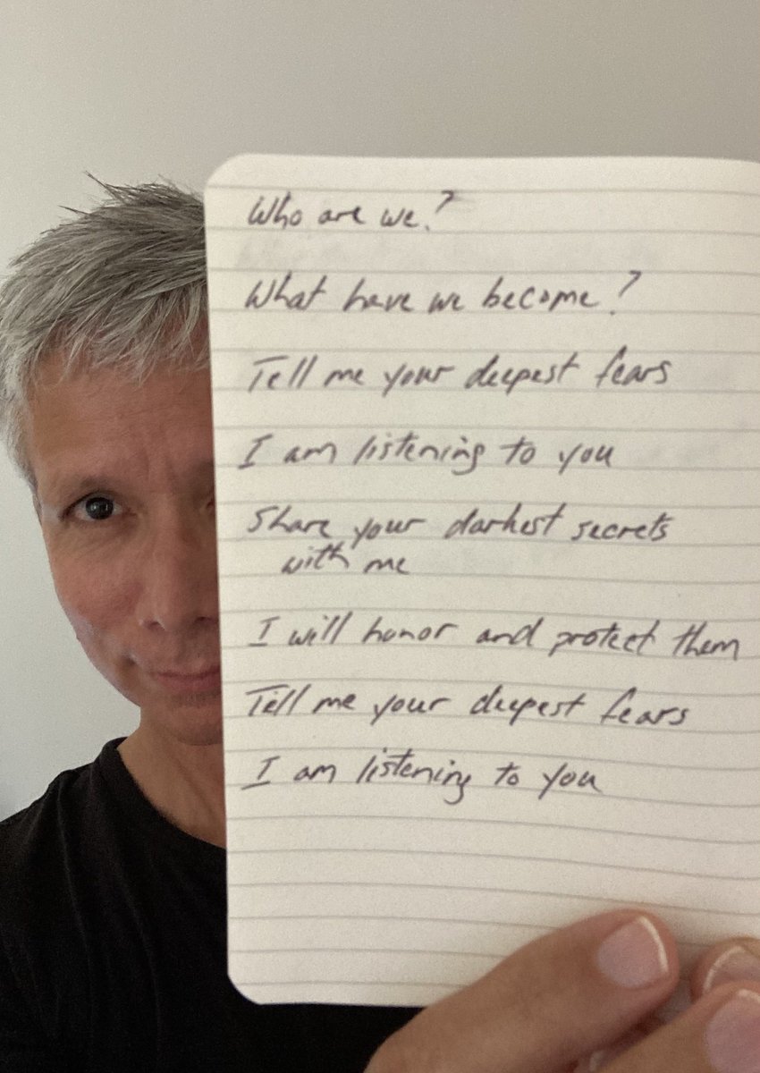 RobonzoDrummer's tweet photo. New Gods Part 2, final verse. There's no need to fear me. I'll try not to fear you. Now is the time to share our fears. I'm listening. Co-written by Peter Rand, this song is out on all digital platforms this Saturday, 29 May 2021. #truthofconversion #indierock https://t.co/YH44zVojXQ